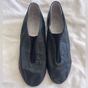 *LIKE NEW* Bloch Black Leather Jazz Dance Shoes